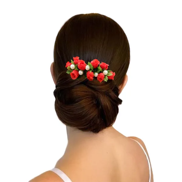 Red_Artificial_Floral_Bridal_Brooch_&_Hair_Pin_Comb_(16_X_14_X_10_Cm)