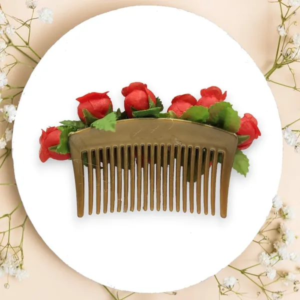 Red_Artificial_Floral_Bridal_Brooch_&_Hair_Pin_Comb_(16_X_14_X_10_Cm)