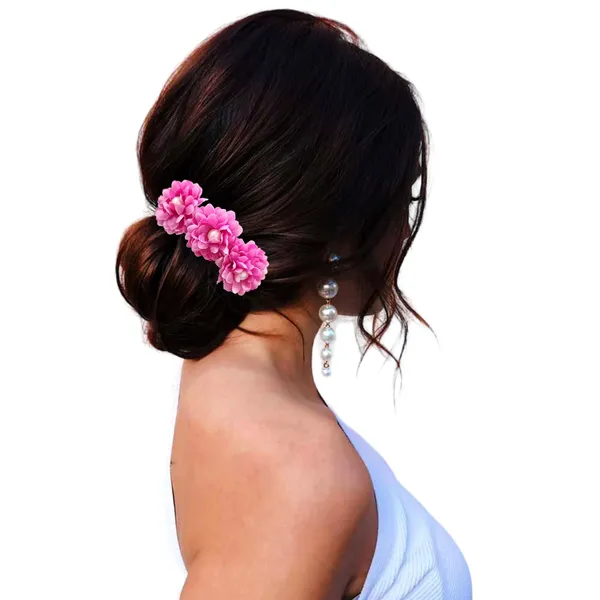 Hot_Pink_Artificial_Floral_Bridal_Brooch_&_Hair_Pin_Comb