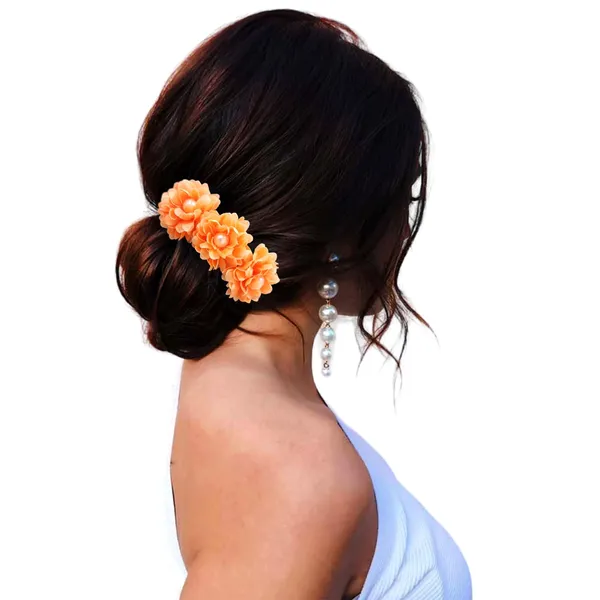 Orange_Artificial_Floral_Bridal_Brooch_&_Hair_Pin_Comb