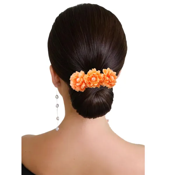 Orange_Artificial_Floral_Bridal_Brooch_&_Hair_Pin_Comb