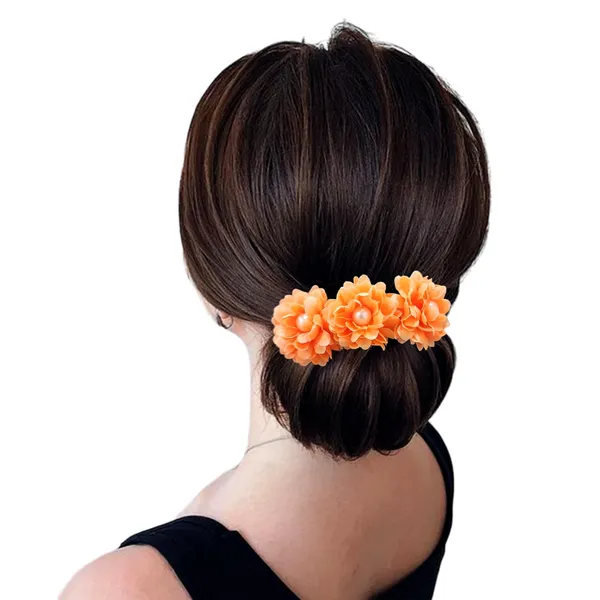 Orange_Artificial_Floral_Bridal_Brooch_&_Hair_Pin_Comb