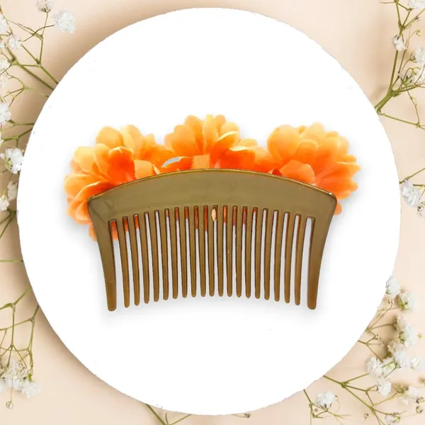 Orange_Artificial_Floral_Bridal_Brooch_&_Hair_Pin_Comb