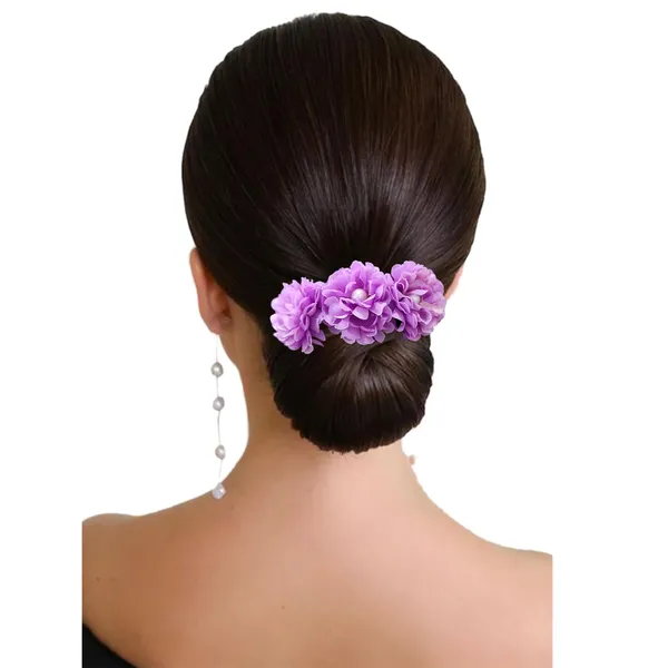 Purple_Artificial_Floral_Bridal_Brooch_&_Hair_Pin_Comb