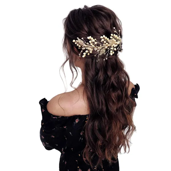 Golden_Artificial_Floral_Bridal_Brooch_&_Hair_Vein_Clip