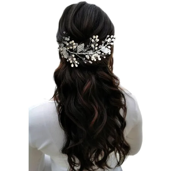 Silver_Artificial_Floral_Bridal_Brooch_&_Hair_Vein_Clip