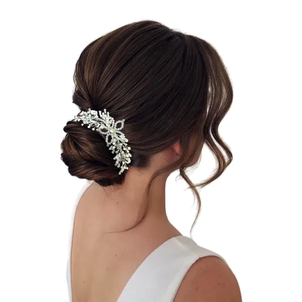 White_Artificial_Floral_Bridal_Brooch_&_Hair_Vein_Clip