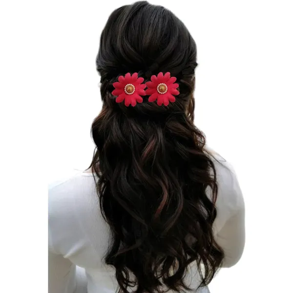 Dark_Pink_Artificial_Floral_Bridal_Brooch_&_Hair_Pin_(6_Flower_Clip)