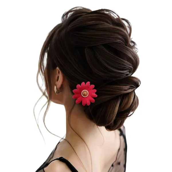 Dark_Pink_Artificial_Floral_Bridal_Brooch_&_Hair_Pin_(6_Flower_Clip)