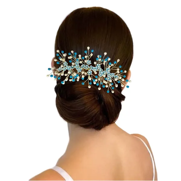 Blue_Artificial_Floral_Bridal_Brooch_&_Hair_Vein_Clip_(16_X_14_X_10_Cm)