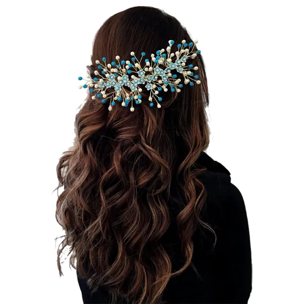 Blue_Artificial_Floral_Bridal_Brooch_&_Hair_Vein_Clip_(16_X_14_X_10_Cm)