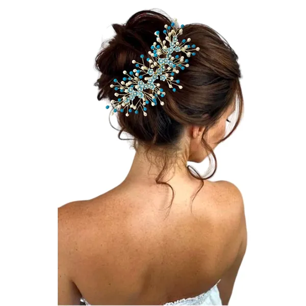 Blue_Artificial_Floral_Bridal_Brooch_&_Hair_Vein_Clip_(16_X_14_X_10_Cm)