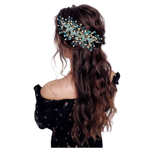 Blue_Artificial_Floral_Bridal_Brooch_&_Hair_Vein_Clip_(16_X_14_X_10_Cm)