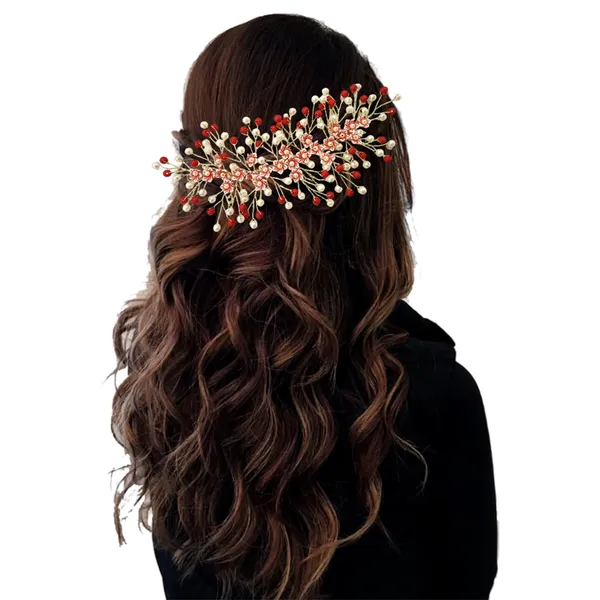 Red_Artificial_Floral_Bridal_Brooch_&_Hair_Vein_Clip_(16_X_14_X_10_Cm)