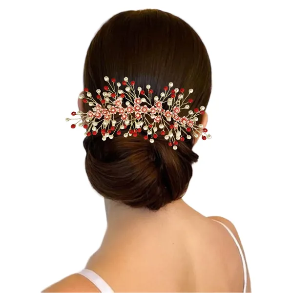 Red_Artificial_Floral_Bridal_Brooch_&_Hair_Vein_Clip_(16_X_14_X_10_Cm)