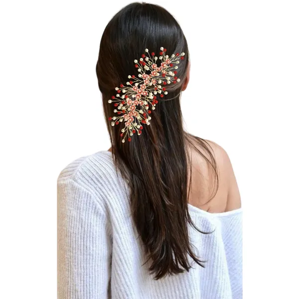 Red_Artificial_Floral_Bridal_Brooch_&_Hair_Vein_Clip_(16_X_14_X_10_Cm)