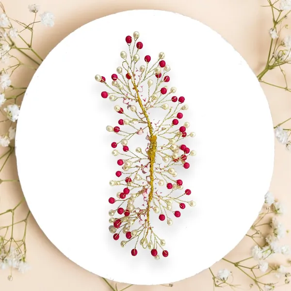 Red_Artificial_Floral_Bridal_Brooch_&_Hair_Vein_Clip_(16_X_14_X_10_Cm)