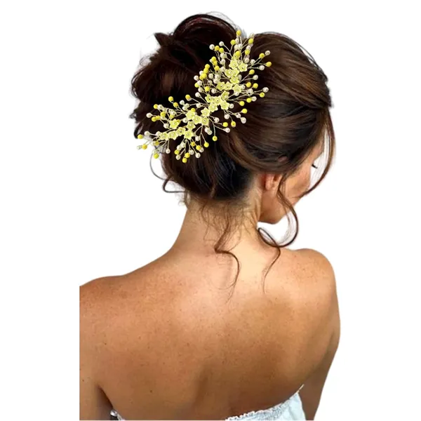 Yellow_Artificial_Floral_Bridal_Brooch_&_Hair_Vein_Clip_(16_X_14_X_10_Cm)