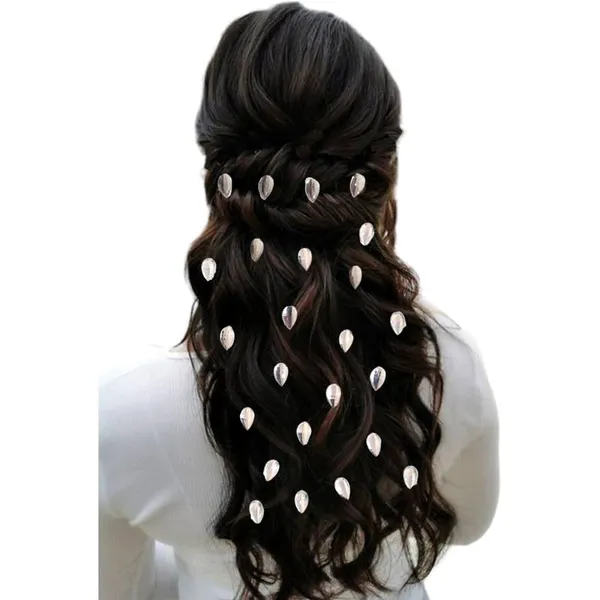 Silver_Silver_Drop_Shaped_Hair_Stickers_(24_Pieces)_(16_X_14_X_10_Cm)