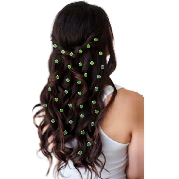 Green_Round_Diy_Hair_Stickers_(36_Pieces)_(16_X_14_X_10_Cm)