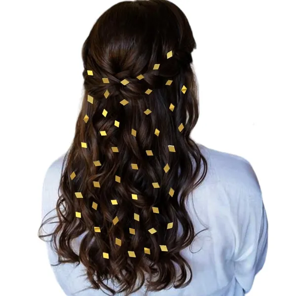 Golden_Rhombus_Shaped_Diy_Hair_Sticker_(50_Pieces)_(16_X_14_X_10_Cm)