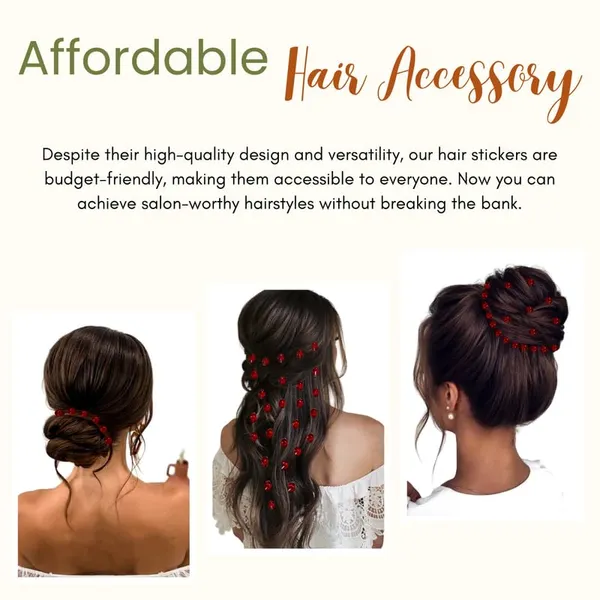 Maroon_Oval_Shaped_Diy_Hair_Sticker_(27_Pieces)_(16_X_14_X_10_Cm)