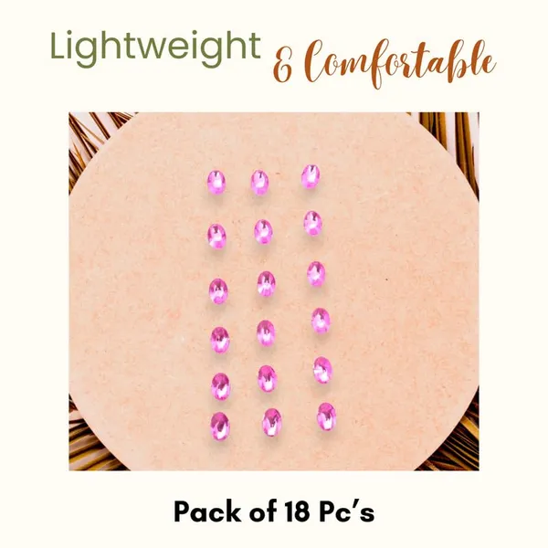 Baby_Pink_Oval_Shaped_Diy_Hair_Sticker_(18_Pieces)_(16_X_14_X_10_Cm)