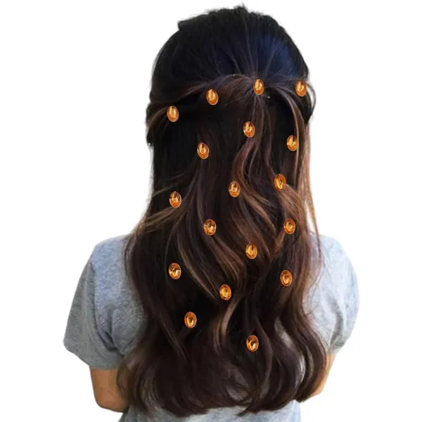Golden_Oval_Shaped_Diy_Hair_Sticker_(18_Pieces)_(16_X_14_X_10_Cm)
