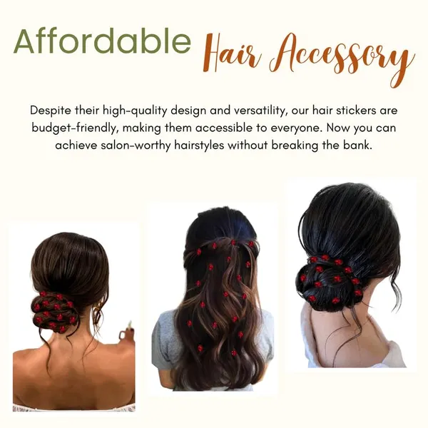 Maroon_Oval_Shaped_Diy_Hair_Sticker_(18_Pieces)_(16_X_14_X_10_Cm)