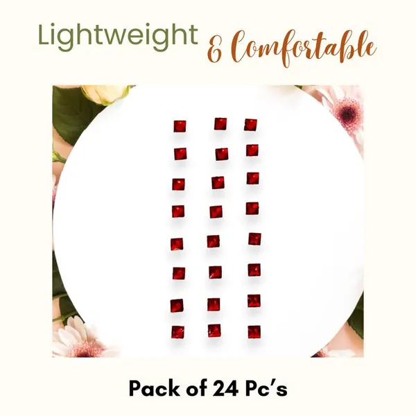 Maroon_Square_Diy_Hair_Stickers_(24_Piece)_(16_X_14_X_10_Cm)