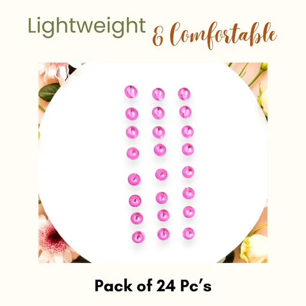 Baby_Pink_Round_Hair_Stickers_For_Women_&_Girls_(24_Pieces)_(16_X_14_X_10_Cm)