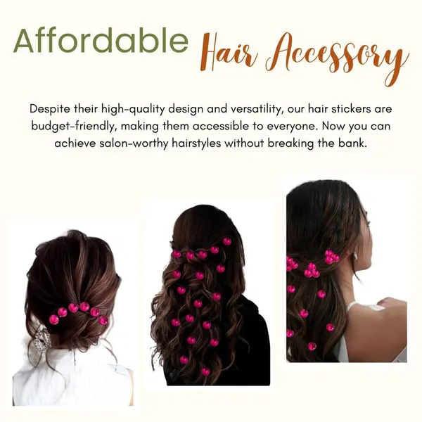 Dark_Pink_Effortless_Diy_Hair_Stickers_(18_Round_Piece)_(16_X_14_X_10_Cm)