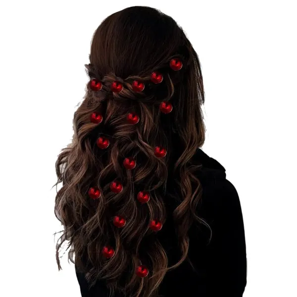 Maroon_Effortless_Diy_Hair_Stickers_(18_Round_Piece)_(16_X_14_X_10_Cm)