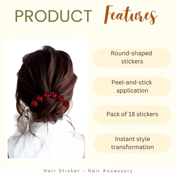 Maroon_Effortless_Diy_Hair_Stickers_(18_Round_Piece)_(16_X_14_X_10_Cm)
