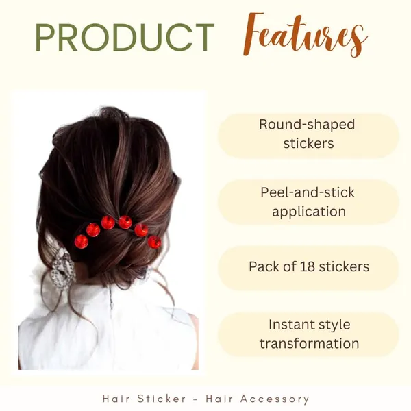 Red_Effortless_Diy_Hair_Stickers_(18_Round_Piece)_(16_X_14_X_10_Cm)