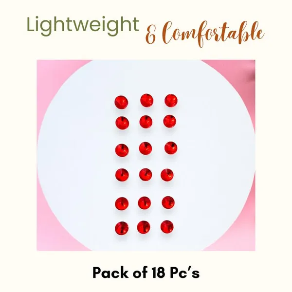 Red_Effortless_Diy_Hair_Stickers_(18_Round_Piece)_(16_X_14_X_10_Cm)