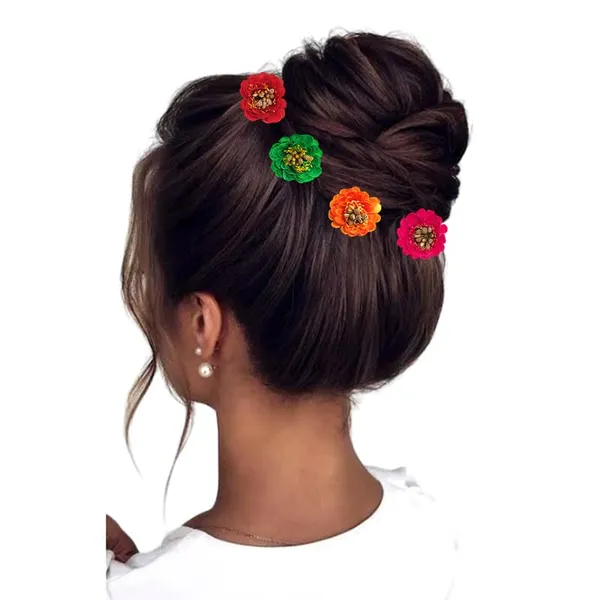 Pack_of_6_Multicolor_Flower_Hair_Clip,_Center_Pollen_Beads