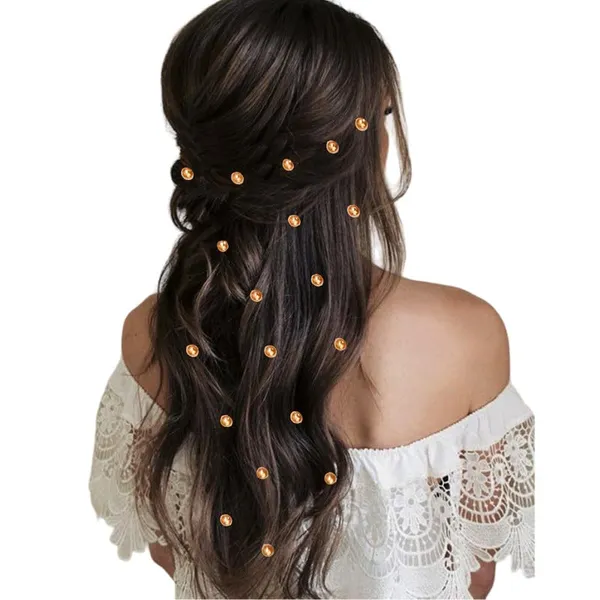 Golden_Copper_Charm_Pin_Free_Hair_Stickers_(36_Round_Pieces)_(16_X_14_X_10_Cm)