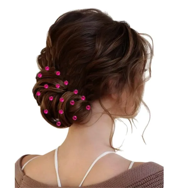 Dark_Pink_Elegant_Round_Hair_Stickers_For_Womens_&_Girls_(36_Pieces)_(16_X_14_X_10_Cm)