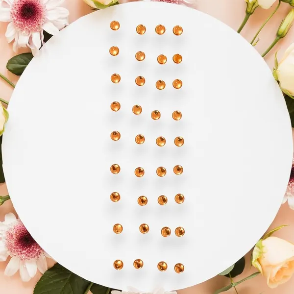 Golden_Elegant_Round_Hair_Stickers_For_Womens_&_Girls_(36_Pieces)_(16_X_14_X_10_Cm)