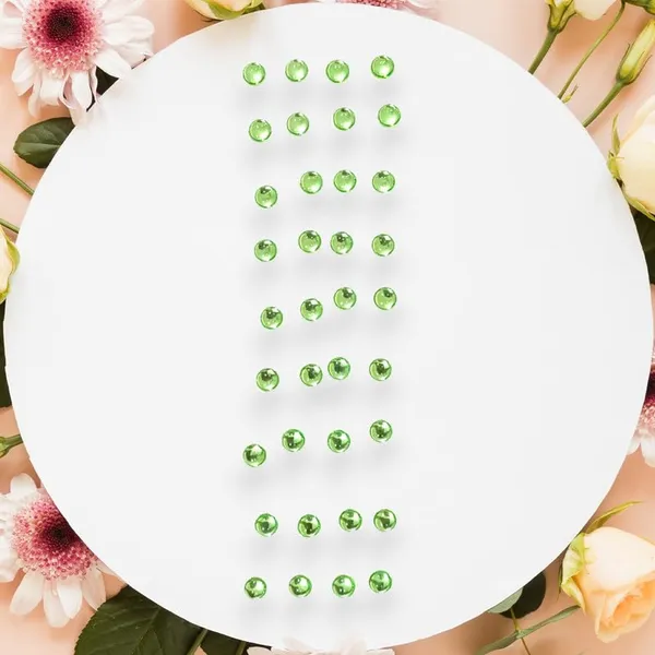 Light_Green_Elegant_Round_Hair_Stickers_For_Womens_&_Girls_(36_Pieces)_(16_X_14_X_10_Cm)