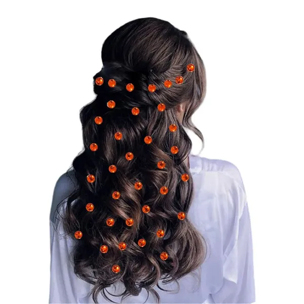 Orange_Elegant_Round_Hair_Stickers_For_Womens_&_Girls_(36_Pieces)_(16_X_14_X_10_Cm)