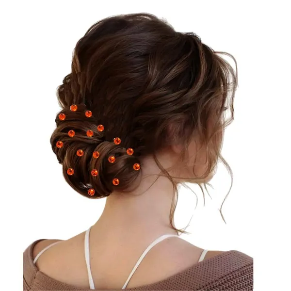Orange_Elegant_Round_Hair_Stickers_For_Womens_&_Girls_(36_Pieces)_(16_X_14_X_10_Cm)