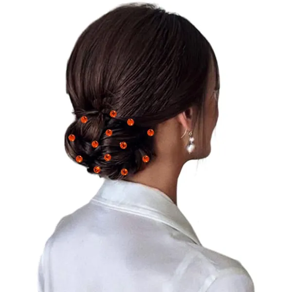 Orange_Elegant_Round_Hair_Stickers_For_Womens_&_Girls_(36_Pieces)_(16_X_14_X_10_Cm)