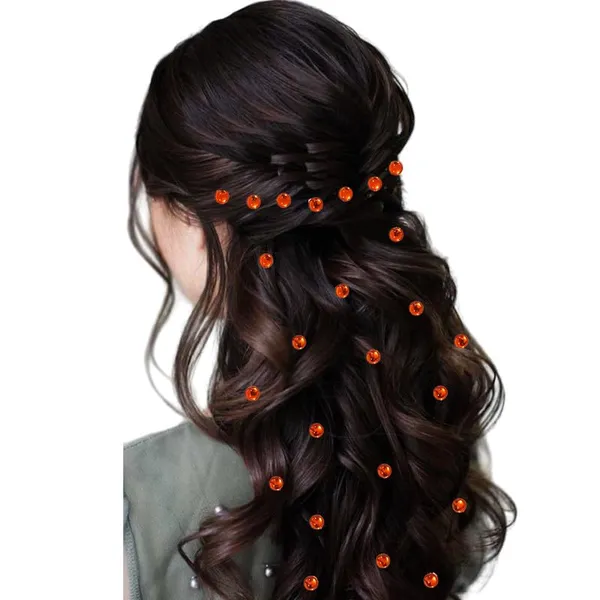 Orange_Elegant_Round_Hair_Stickers_For_Womens_&_Girls_(36_Pieces)_(16_X_14_X_10_Cm)
