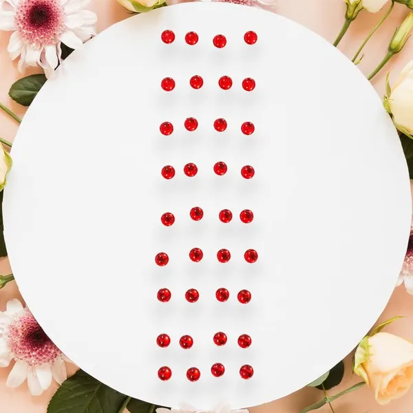 Red_Elegant_Round_Hair_Stickers_For_Womens_&_Girls_(36_Pieces)_(16_X_14_X_10_Cm)