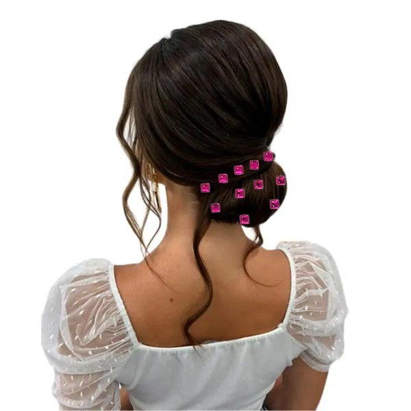 Dark_Pink_Shimmering_Square_Hair_Stickers_(36_Pieces)_(16_X_14_X_10_Cm)