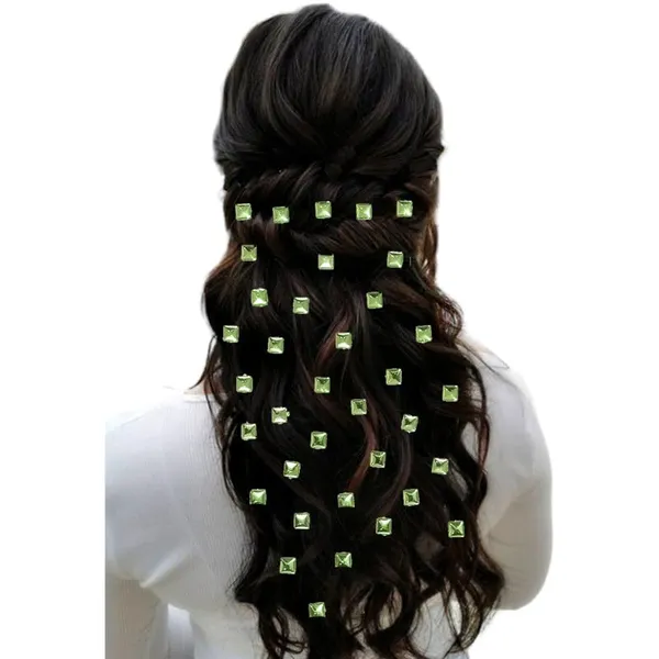 Light_Green_Shimmering_Square_Hair_Stickers_(36_Pieces)_(16_X_14_X_10_Cm)