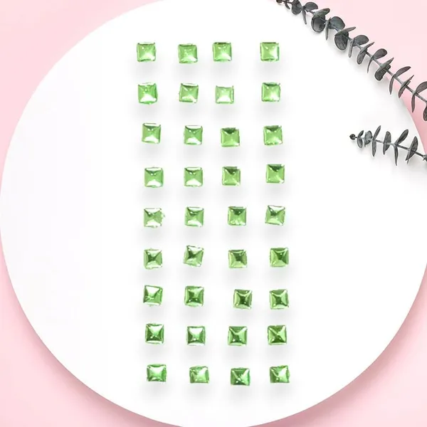 Light_Green_Shimmering_Square_Hair_Stickers_(36_Pieces)_(16_X_14_X_10_Cm)