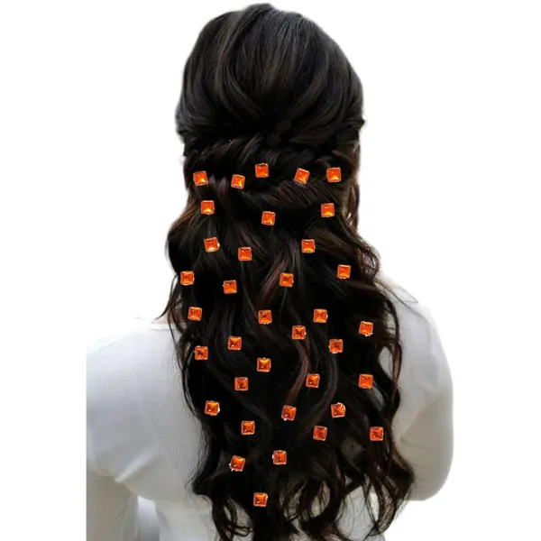 Orange_Shimmering_Square_Hair_Stickers_(36_Pieces)_(16_X_14_X_10_Cm)